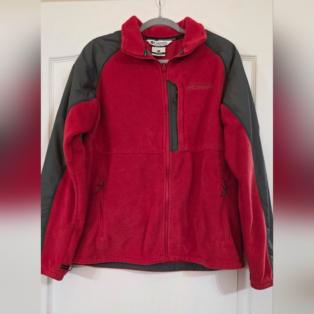 Columbia Men's Red and Black Lightweight Jacket